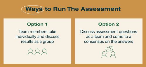 Ways to run the assessment graphic