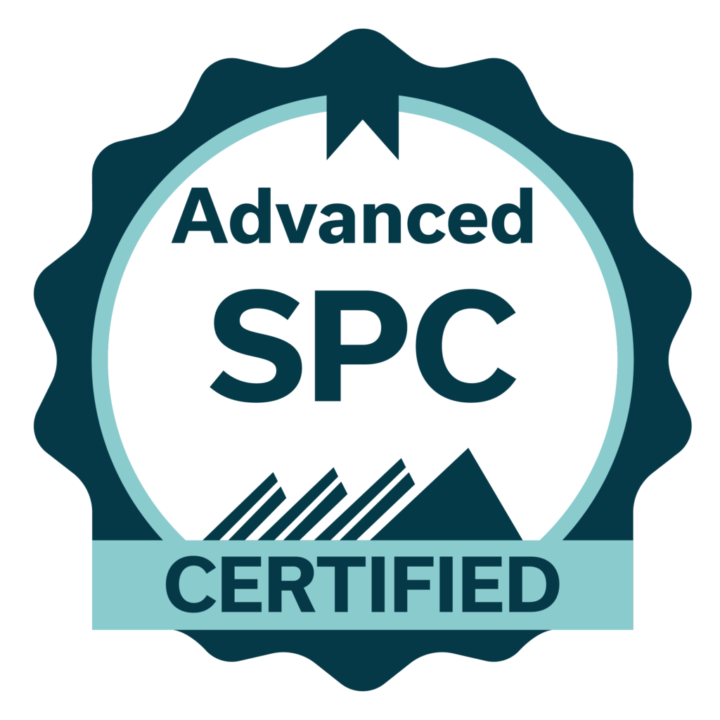 The SAFe Advanced SPC certification digital badge.