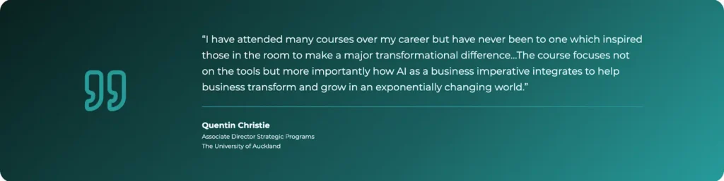 AI Certifications for Product Managers course testimonial