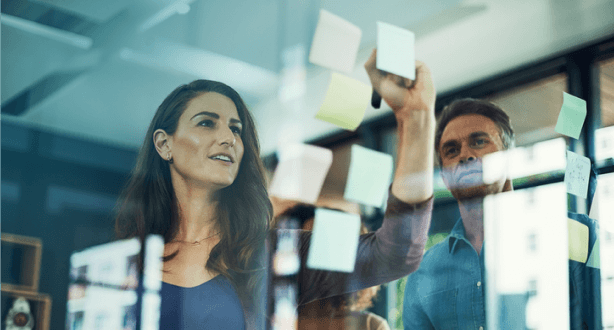 Scrum Master facilitating a planning session